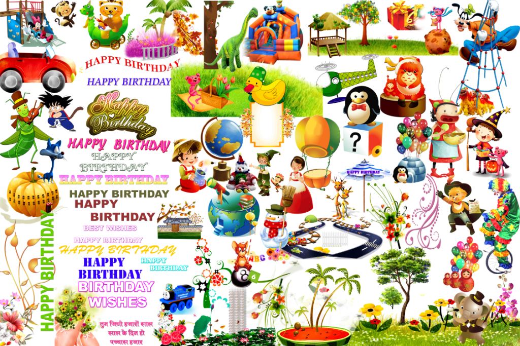 Birthday Png Clip Arts Vol - 04