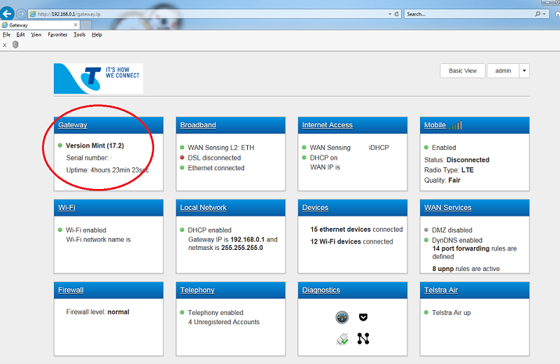 Loza's Blog How To Reboot Telstra Smart Modem From Browser