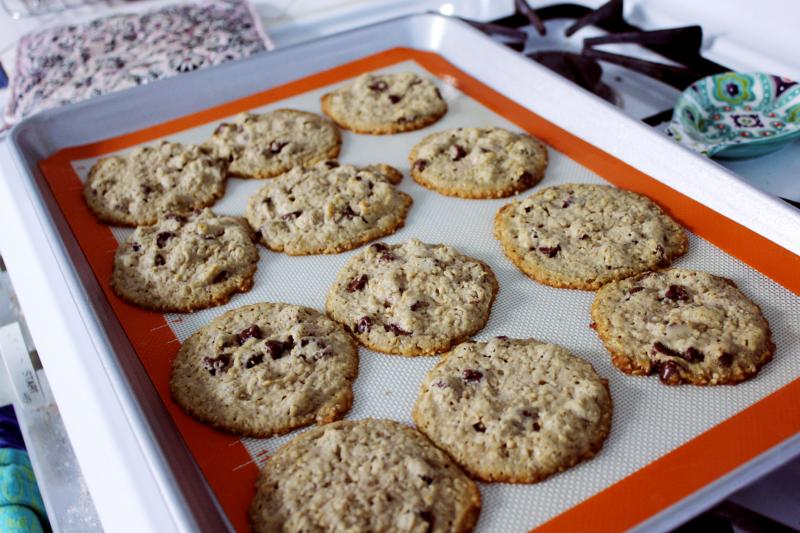 Eggless Oatmeal Chocolate Chip Cookies Fresh from the...