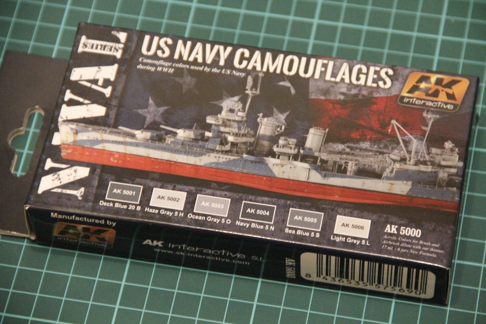 DetailScaleView AK interactive US NAVY Camoufalges (AK5000)