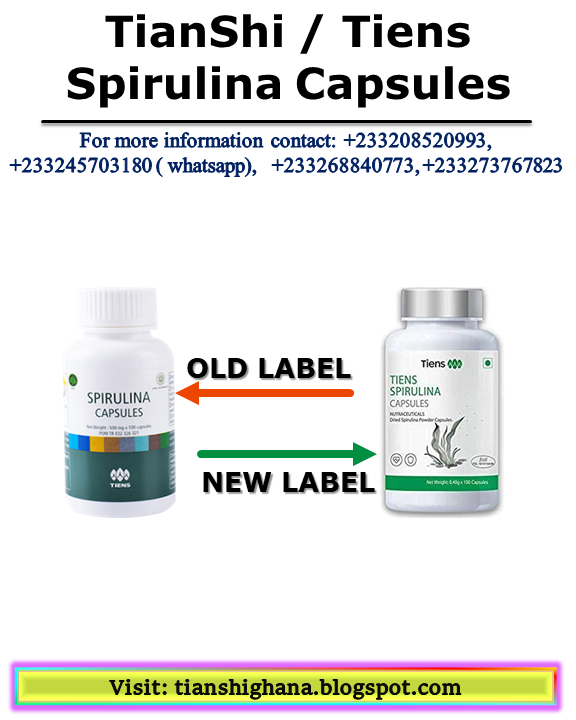 Tianshi Spirulina Capsules