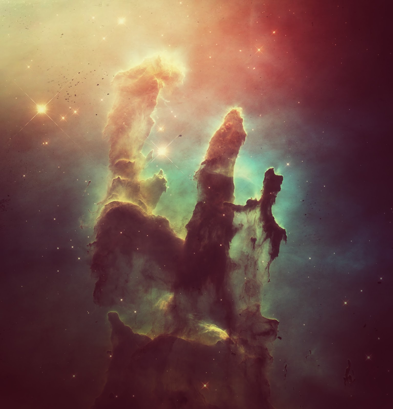 Pillars of Creation (region in the Messier 16) Earth Blog