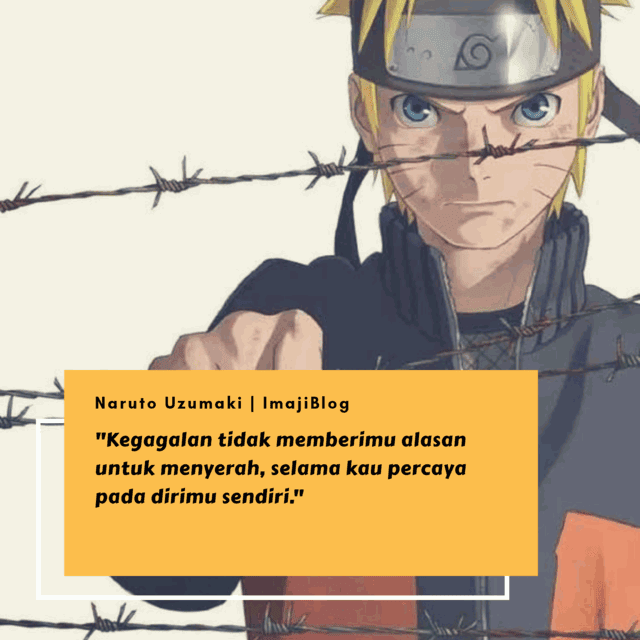 45 KataKata Mutiara Terbaik Dari Naruto Uzumaki ImajiBlog