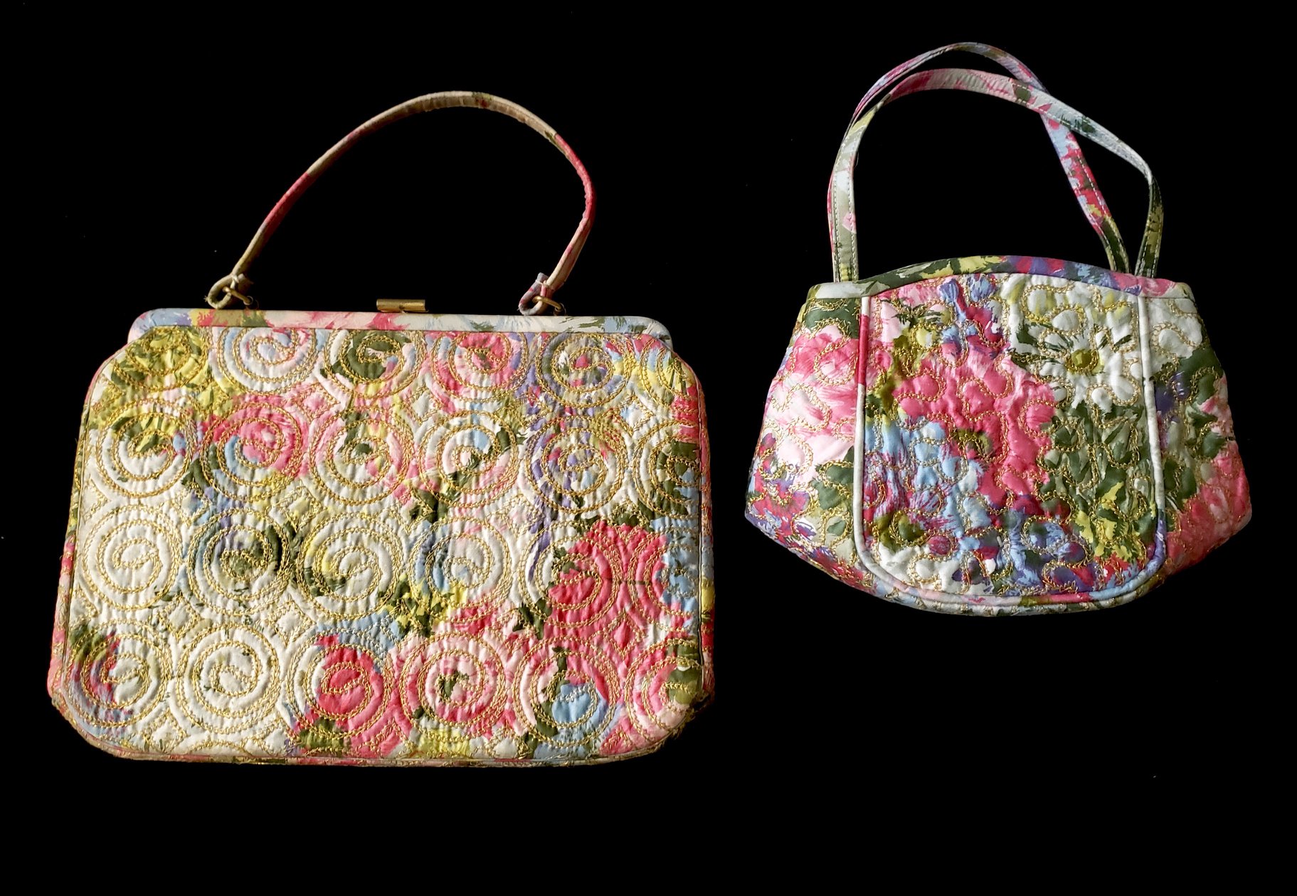 Vintage Julius Resnick (JR Florida) Floral Purse Handbag Flowers - Ruby Lane