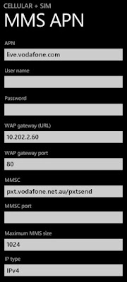 Internet and MMS Settings for Nokia