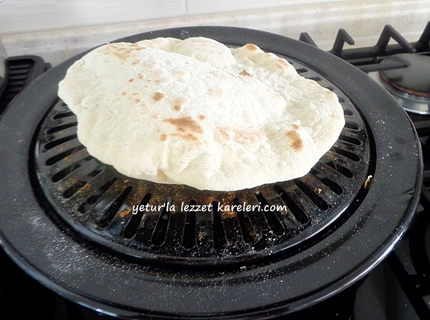 yetur�la lezzet bayat ekmek ile lavaş hamuru hazırlama ve