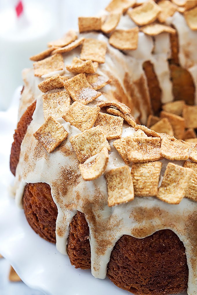 Veg Mom of 4 Cinnamon Toast Crunch Bundt Cake