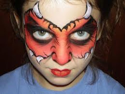 face painting designs boys halloween easy stencils paint scary guys paintings faces facepaint demon evil devil paints tips boy witches