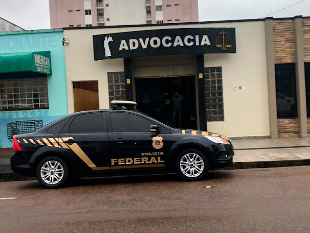 Operação da PF mira advogados e família de ex-policial em Porto Velho