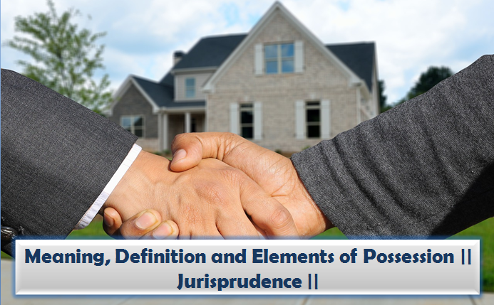 Meaning Definition And Elements Of Possession Jurisprudence 