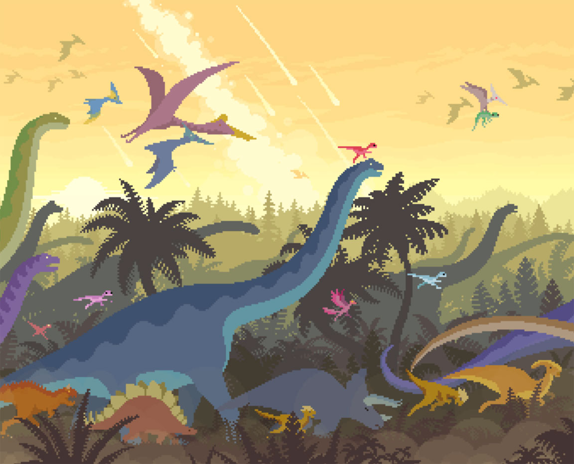 The DOODLES, DESIGNS, and aRT of CHRISTOPHER BURDETT: Dino Run 2 - Pixeljam  Kickstarter