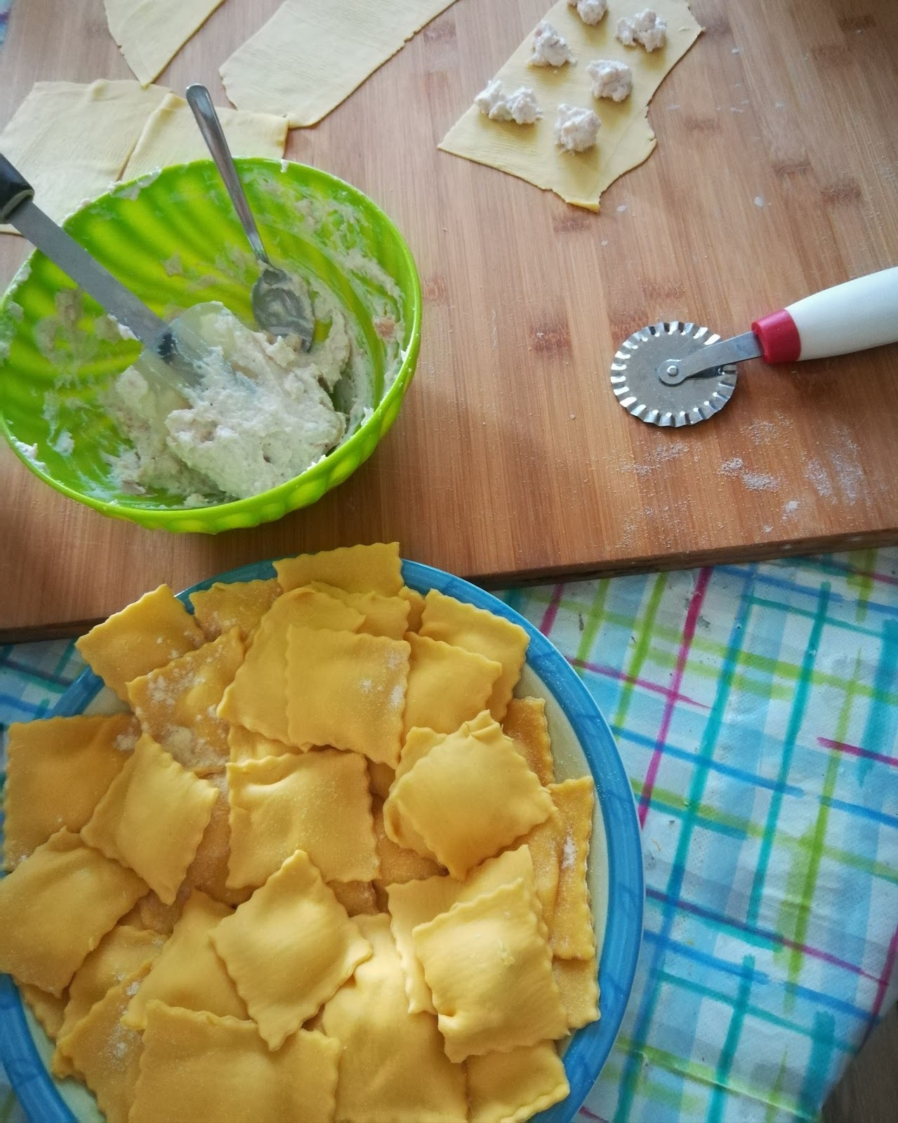 dolcispeziati Ravioli ripieni di ricotta e mortadella