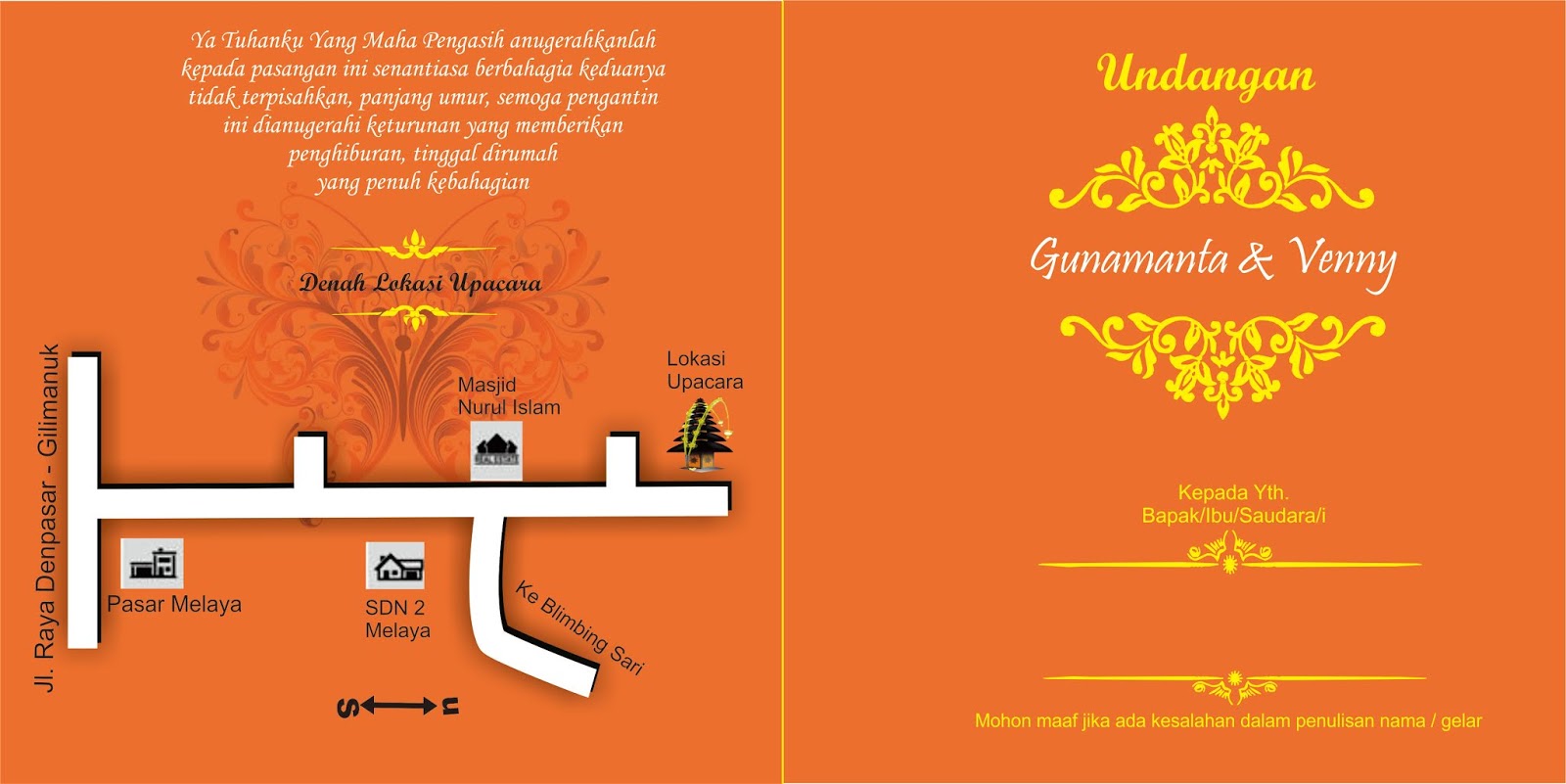 Jasa Pembuatan Kartu Undangan di Bali SEVEN S CENTER