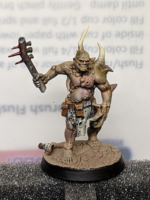 One of the poxwalkers painted using the method below