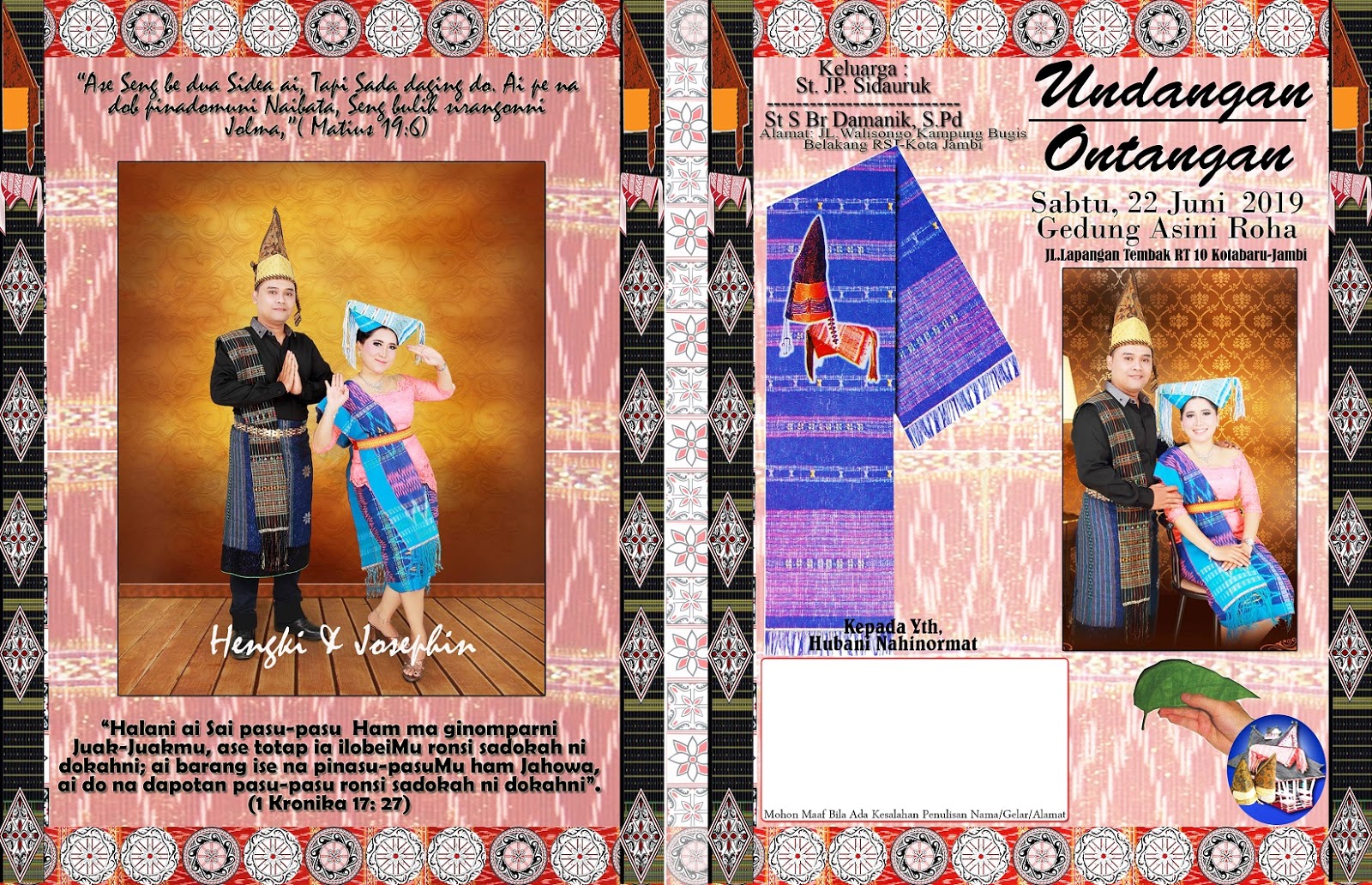 Contoh Undangan Batak Nasional – cabai