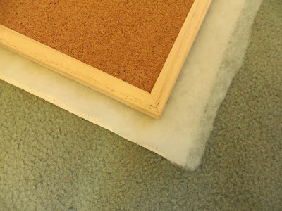 gillyflower: How to Make a Fabric Covered Notice Board