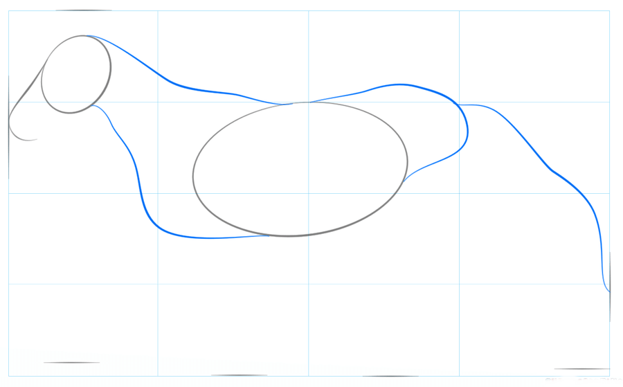 Desenho de cavalo passo a passo