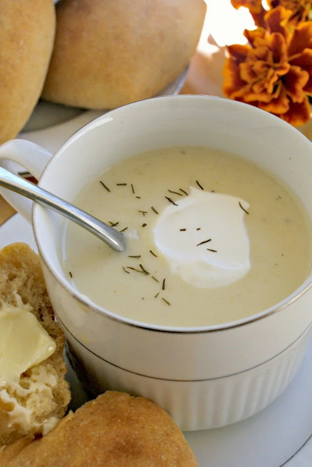 Grandma's Leek Soup | The Two Bite Club