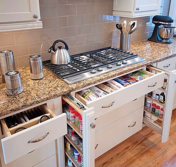 Armarios para Ahorrar el espacio en Cocinas Pequeñas | Cocina y Muebles
