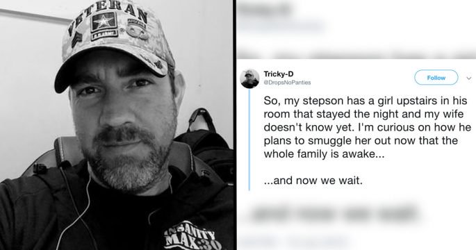 A Stepdad Live-Tweeted His Stepson Trying To Sneak A Girl Out Of Their House