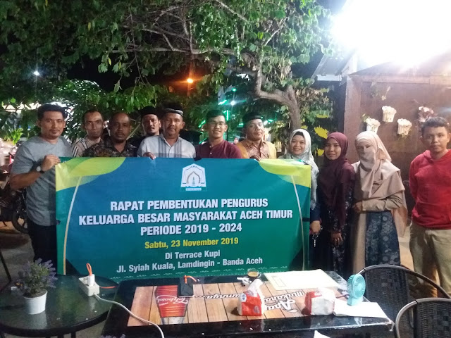 Masyarakat Aceh Timur di Banda Aceh Bentuk Paguyuban November 24, 2019