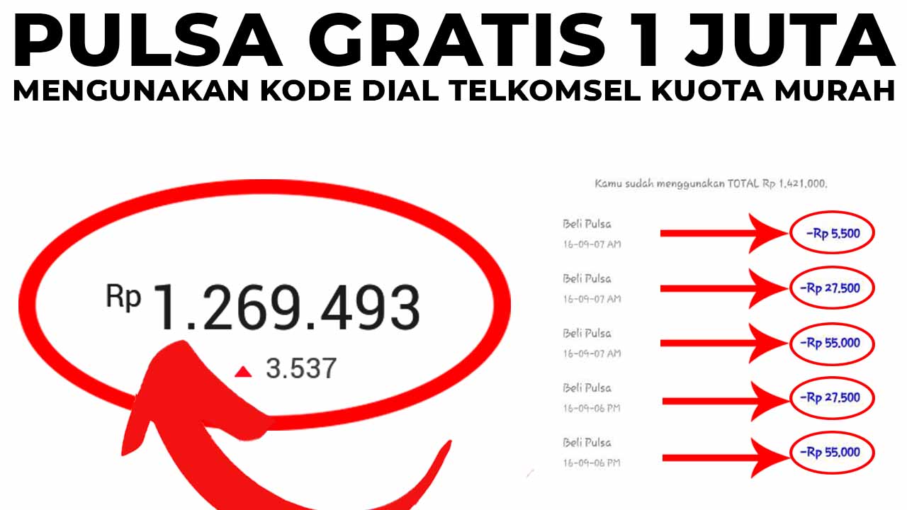 Cara Mendapatkan Pulsa Gratis Telkomsel Dari Mkios - Klikdisini.id