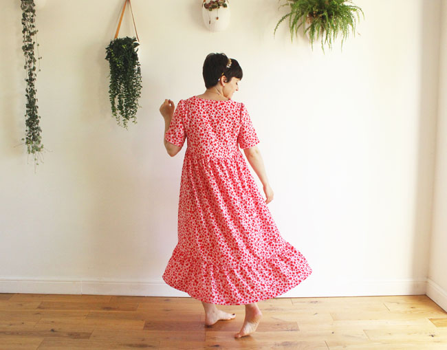 Tilly's Indigo midi dress - sewing pattern by Tilly and the Buttons