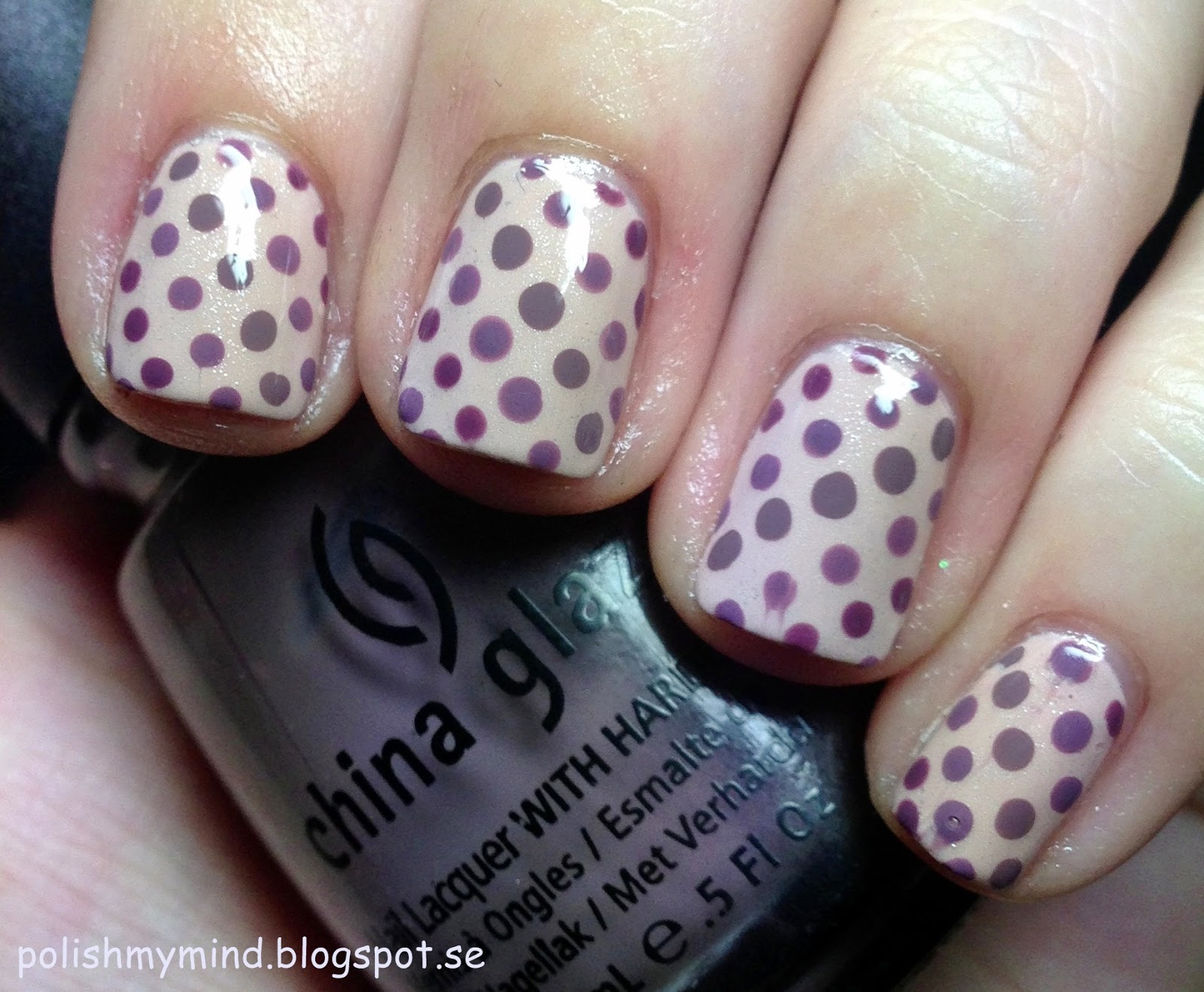 polish my mind: Nude dotticure - more or less.