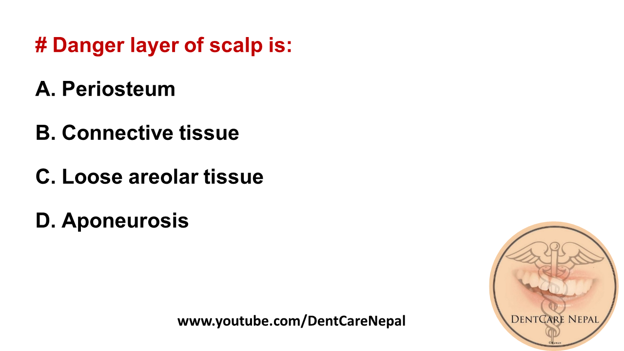 Dentosphere World of Dentistry Danger layer of Scalp is