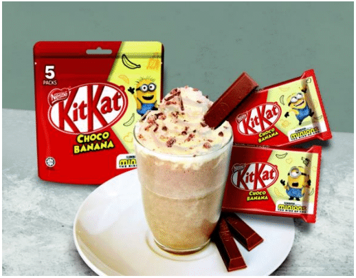 KITKAT CHOCO BANANA MILKSHAKE