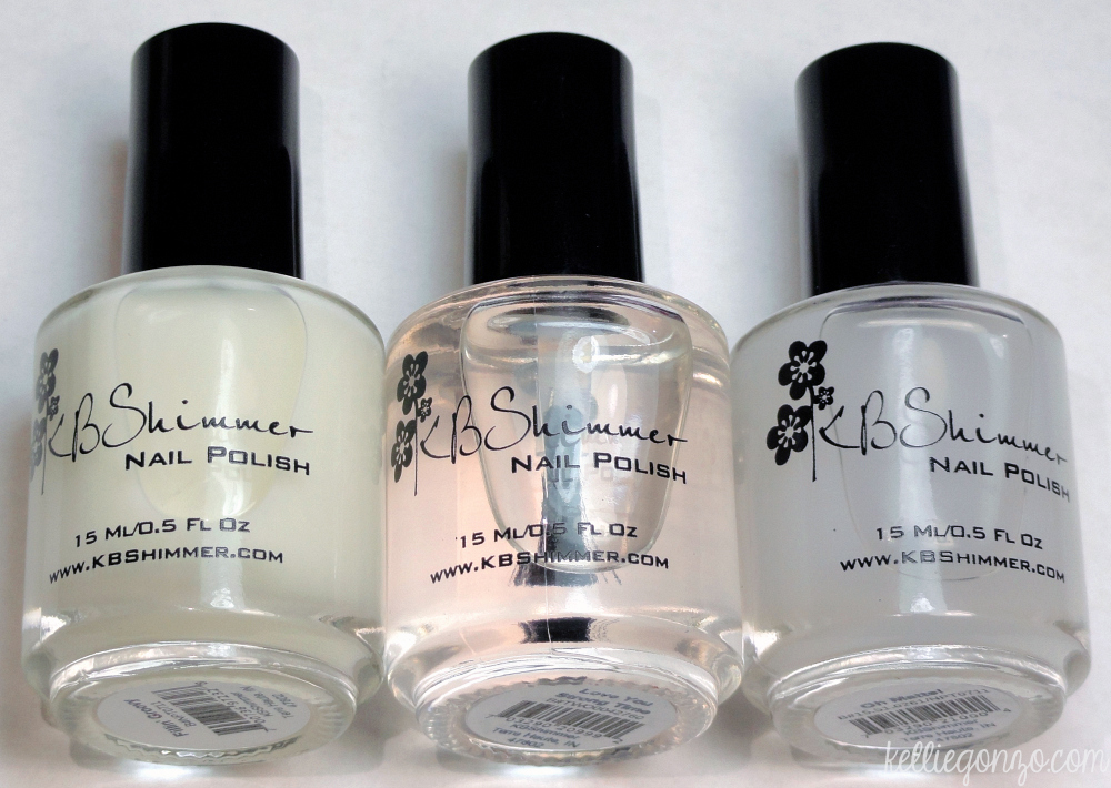 KellieGonzo KBShimmer New Nail Care Products Review