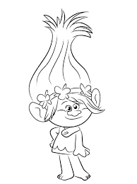 Troll coloring page 1