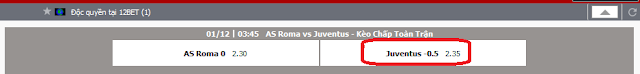 Độc quyền Cược "Đề Xuất" 12BET Roma vs Juventus bỏ 1 ăn 2.35 De%2Bxuat%2B12-1