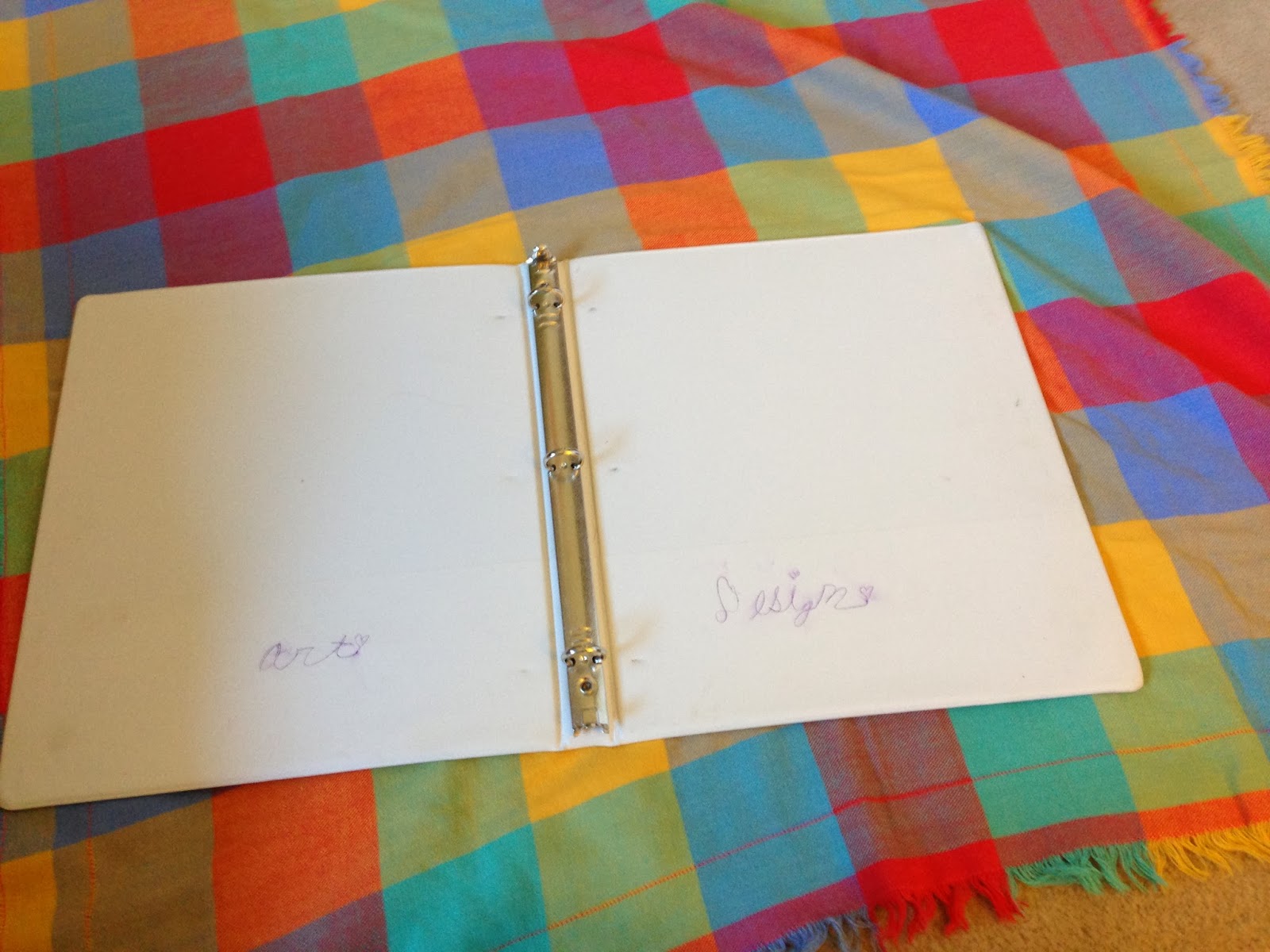 Good Vibrations DIY Fabric Covered Binders