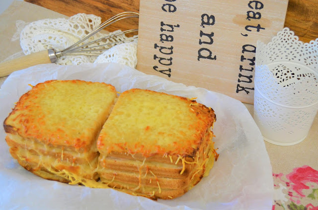 Pastel de Sandwich Croque Monsieur