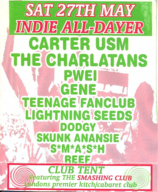 House of Lard Indie Alldayer Stanmer Park Brighton, 27 May 1995
