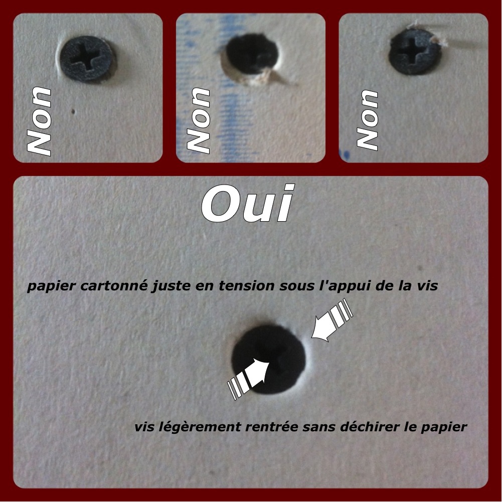 TAKA YAKA Comment jointer les trous de vis
