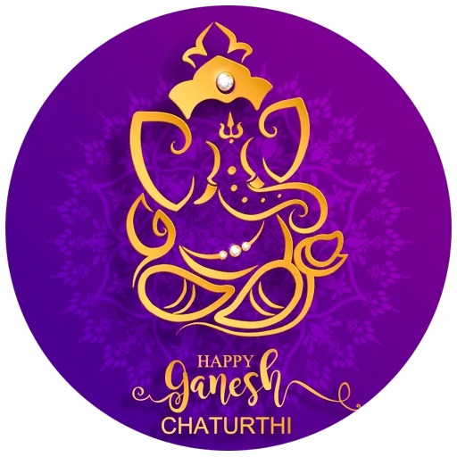 Happy Ganesh Chaturthi Stickers for WhatsApp & Hike, Facebook Messenger