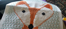 My fox cross stitch