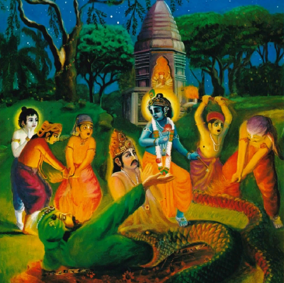 Три печати видьядхара. Кришна и Нанда Махарадж. Кришна и Махараджа Нанда. Кришна и демоны Вриндавана. Кришна и Варуна.