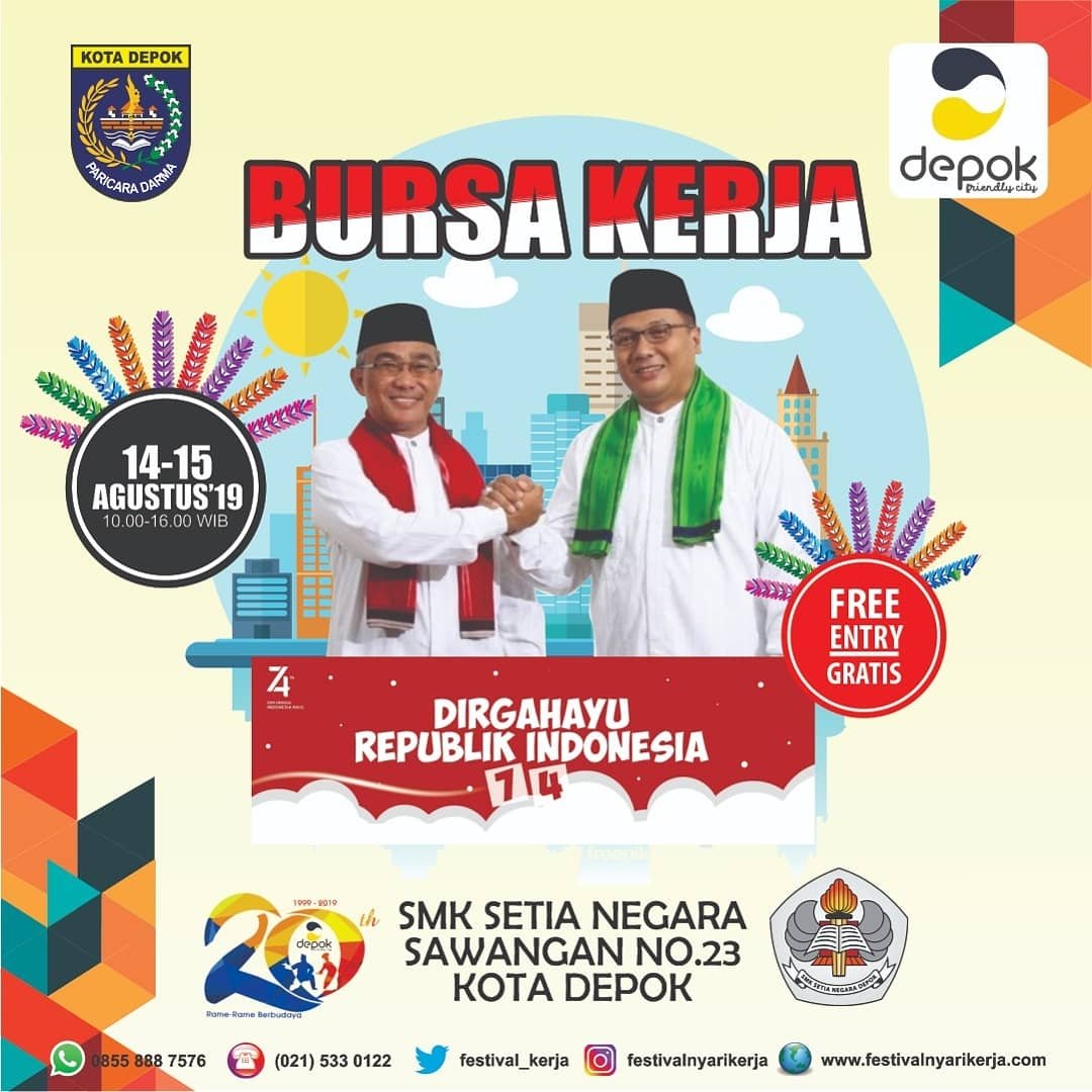 Job Fair Depok, Jawa Barat - Lowongan Kerja Terbaru Indonesia 2021