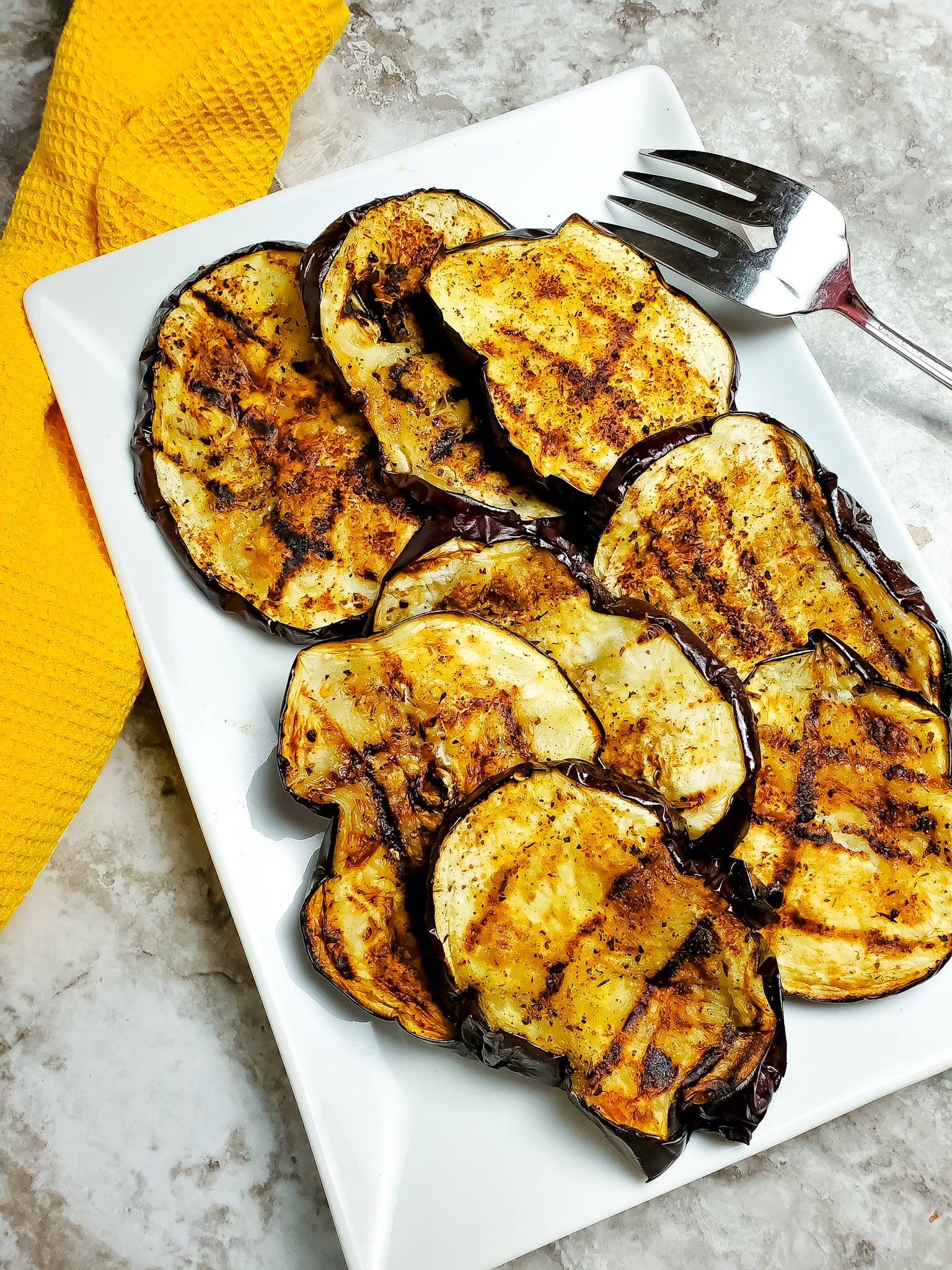 Slice of Southern Summer Fresh Recipe Series Spicy Grilled Eggplant