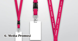 Sebagai Media Promosi merupakan fungsi lain tali lanyard