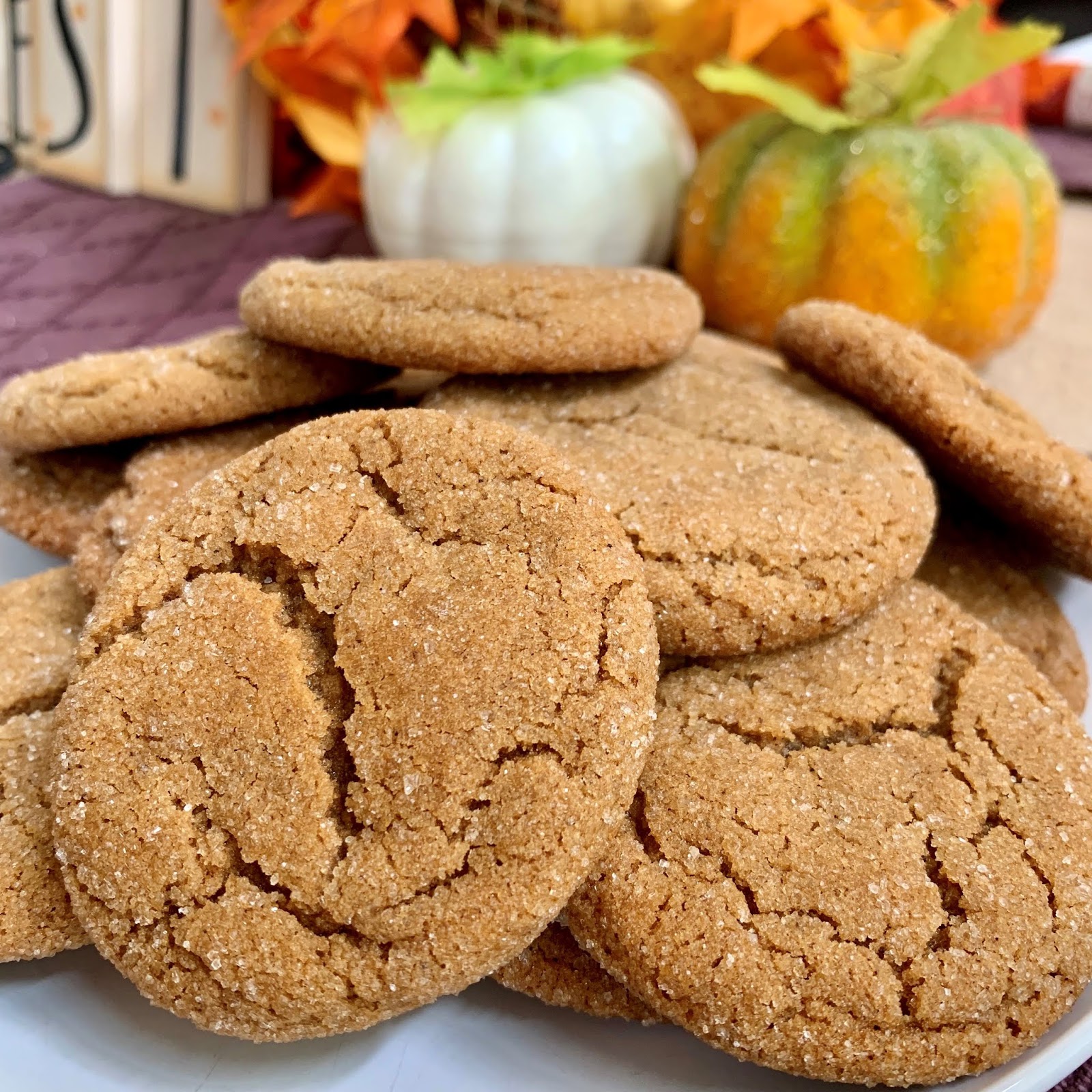 Foodie Ginger Molasses Cookies Jen Latini