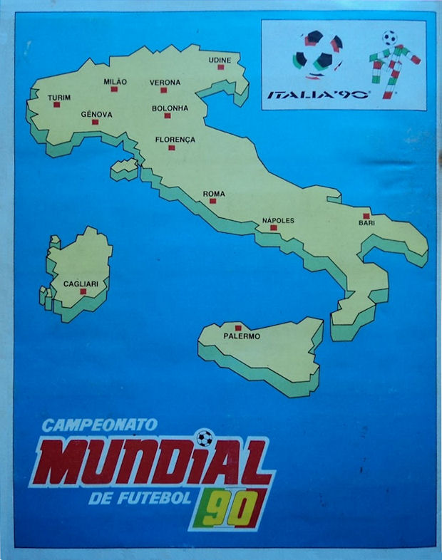 PANINI CAGLIARI Figurina n.32 Rec ITALIA 90