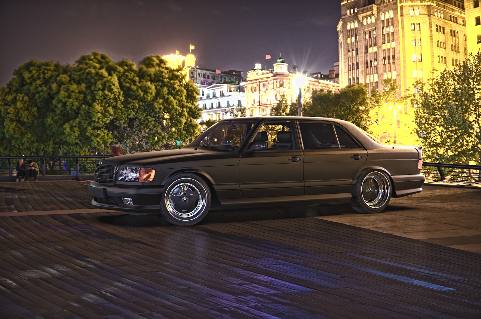 Mercedes w126 stance