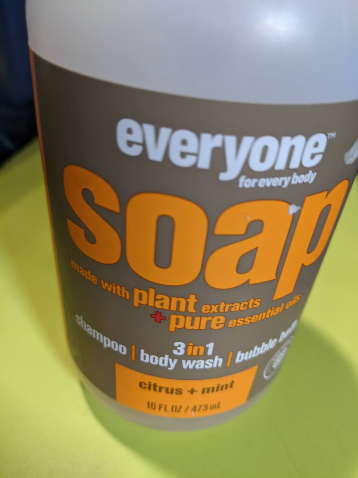 Quick Wash For Camping or Travel or Any Day Use