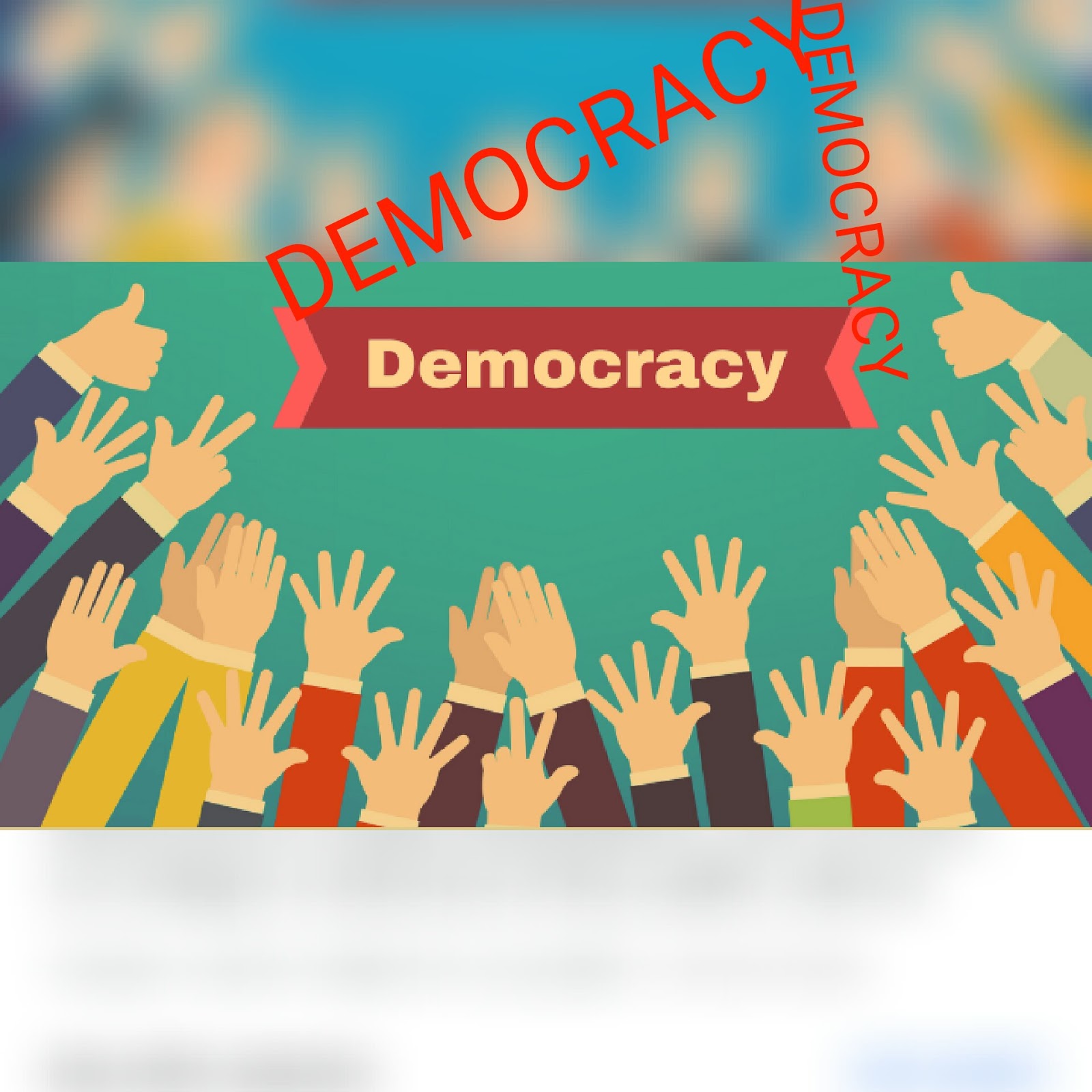 define democracy essay