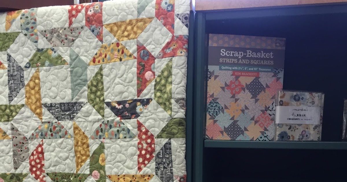 Linda's Quiltmania Touch A Star from ScrapBasket Strips and Squares