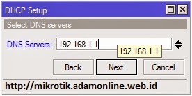 DNS Server of DHCP Server